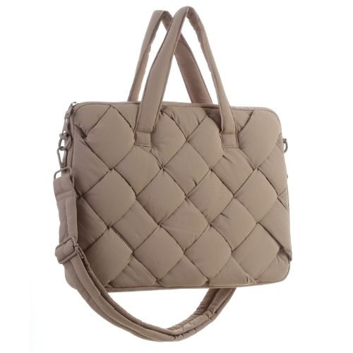 nox laptop case in latte