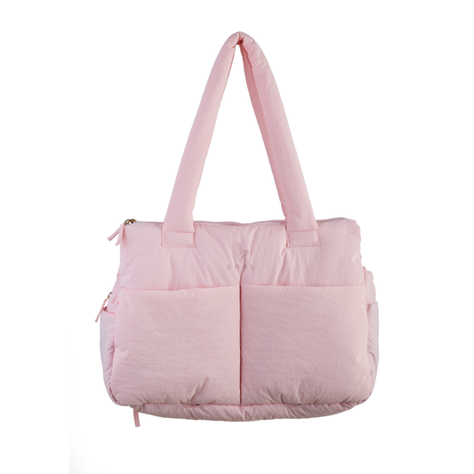 soleil tote in blush
