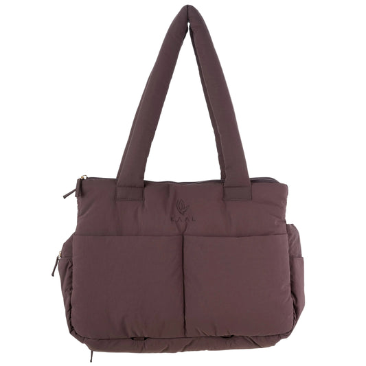 soleil tote 2.0 in chestnut
