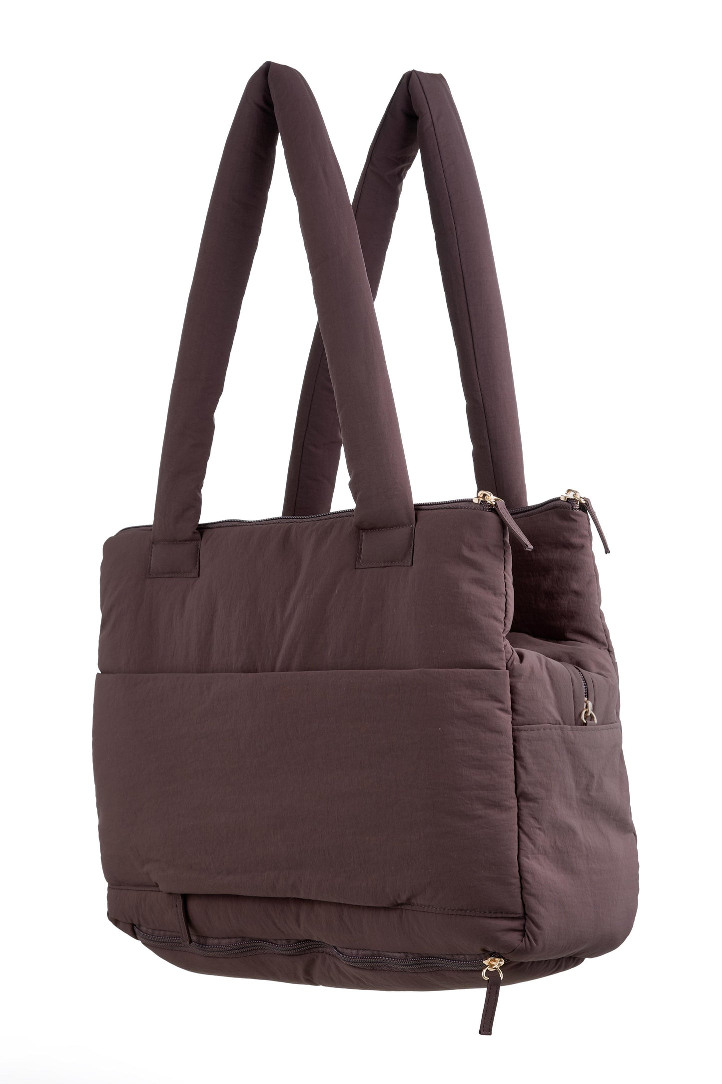 soleil tote 2.0 in chestnut