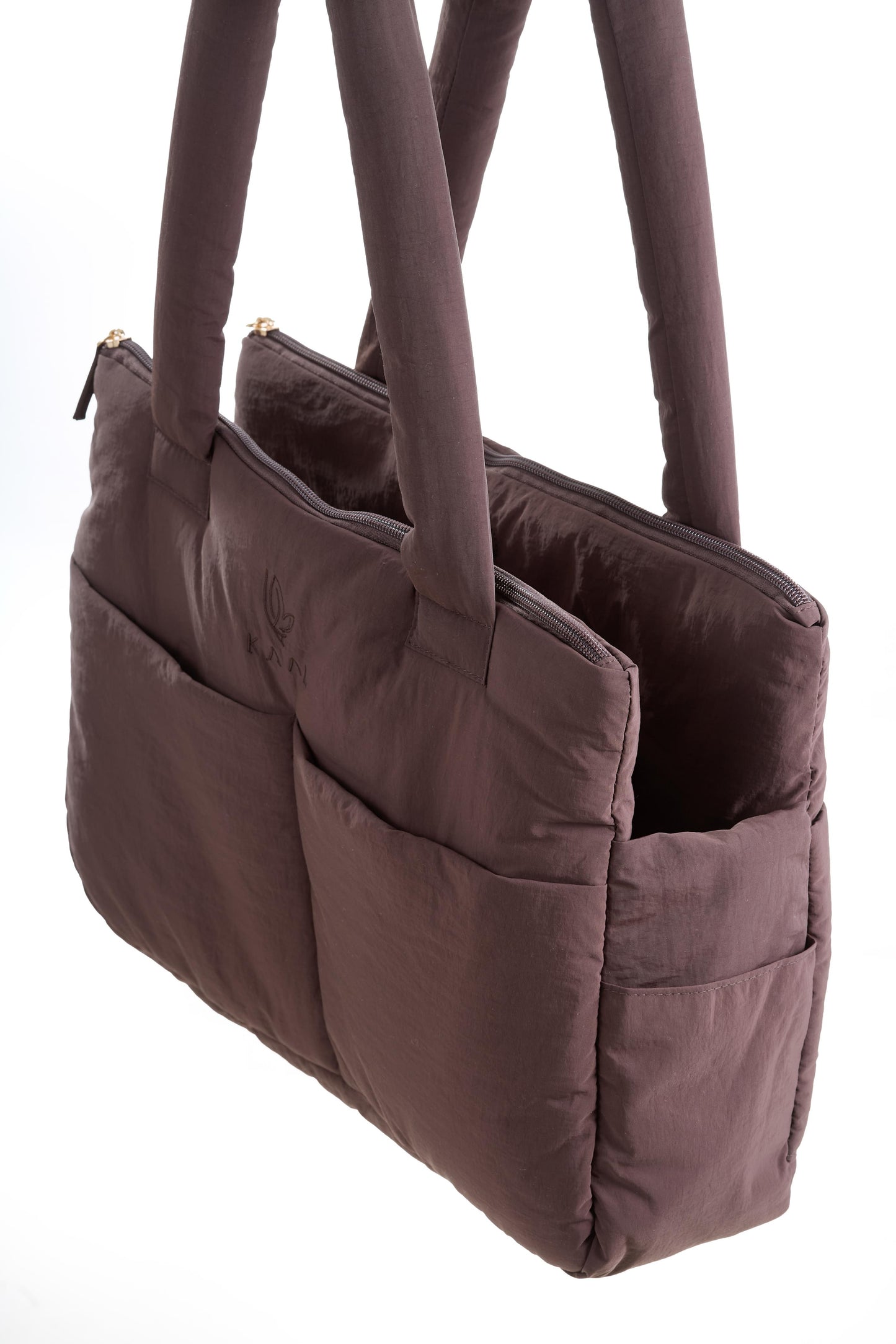 soleil tote 2.0 in chestnut