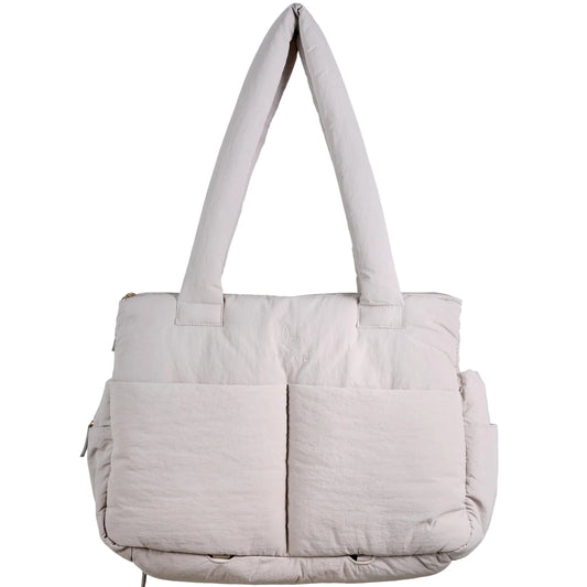 soleil tote 2.0 in greige