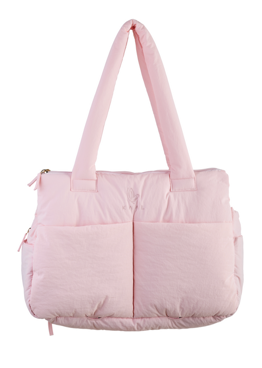 soleil tote in blush